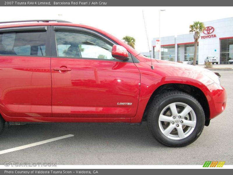 Barcelona Red Pearl / Ash Gray 2007 Toyota RAV4 Limited