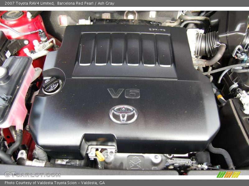 Barcelona Red Pearl / Ash Gray 2007 Toyota RAV4 Limited