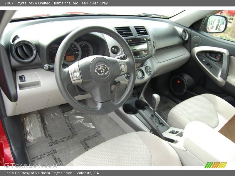 Barcelona Red Pearl / Ash Gray 2007 Toyota RAV4 Limited