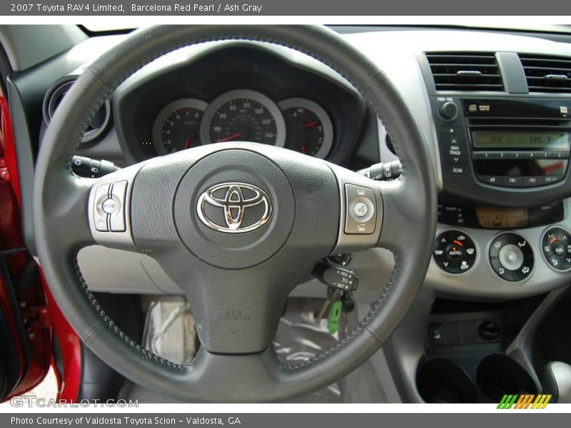 Barcelona Red Pearl / Ash Gray 2007 Toyota RAV4 Limited