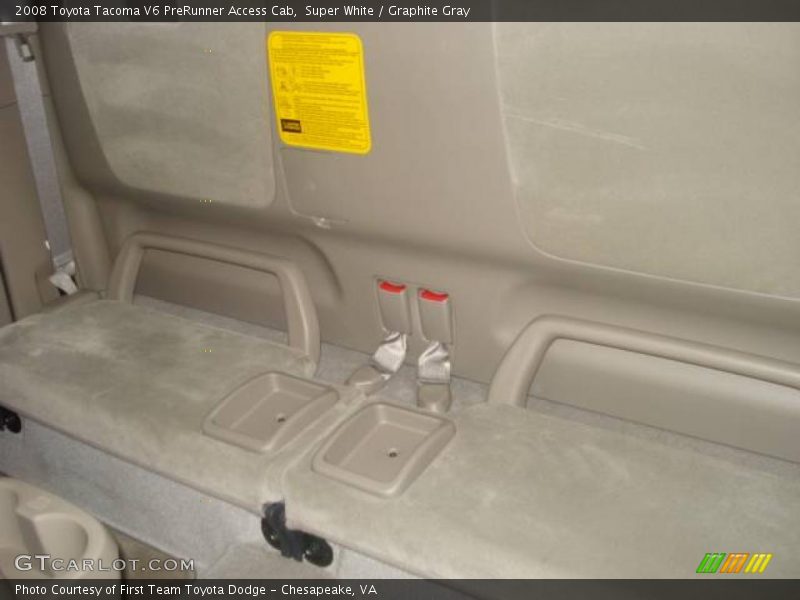 Super White / Graphite Gray 2008 Toyota Tacoma V6 PreRunner Access Cab