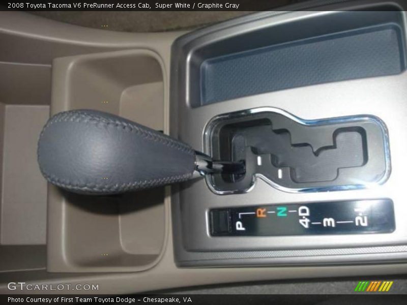 Super White / Graphite Gray 2008 Toyota Tacoma V6 PreRunner Access Cab