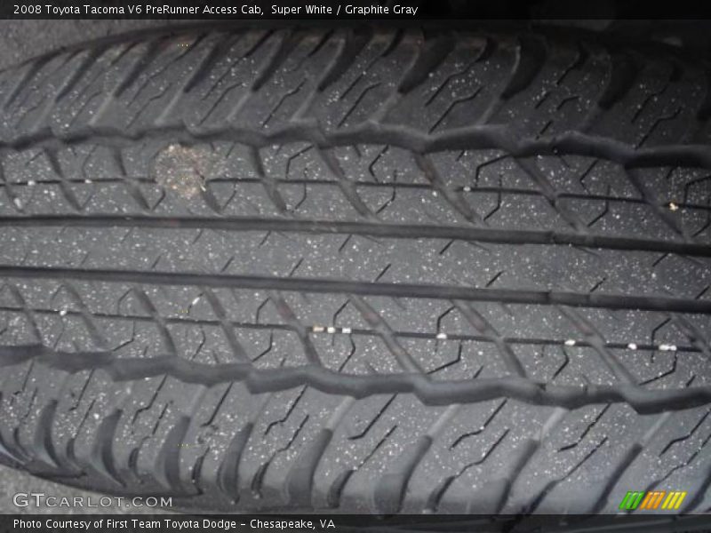 Super White / Graphite Gray 2008 Toyota Tacoma V6 PreRunner Access Cab