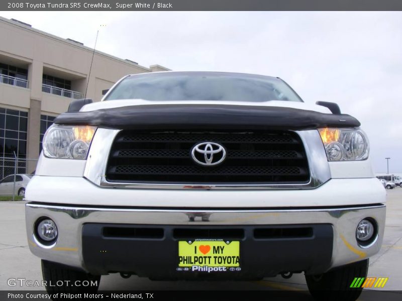 Super White / Black 2008 Toyota Tundra SR5 CrewMax