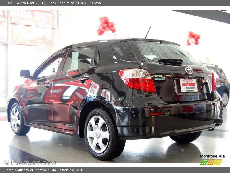 Black Sand Mica / Dark Charcoal 2009 Toyota Matrix 1.8
