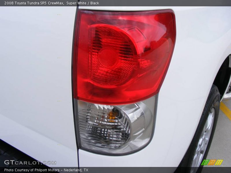 Super White / Black 2008 Toyota Tundra SR5 CrewMax