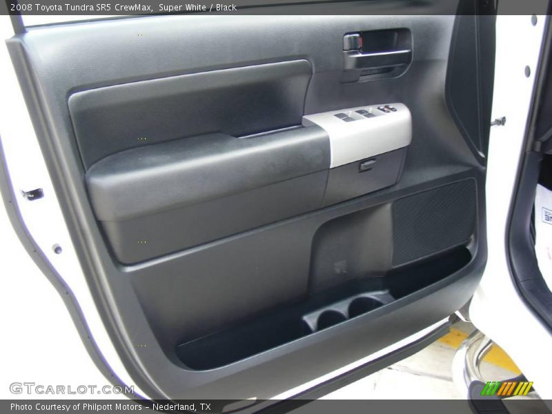 Super White / Black 2008 Toyota Tundra SR5 CrewMax