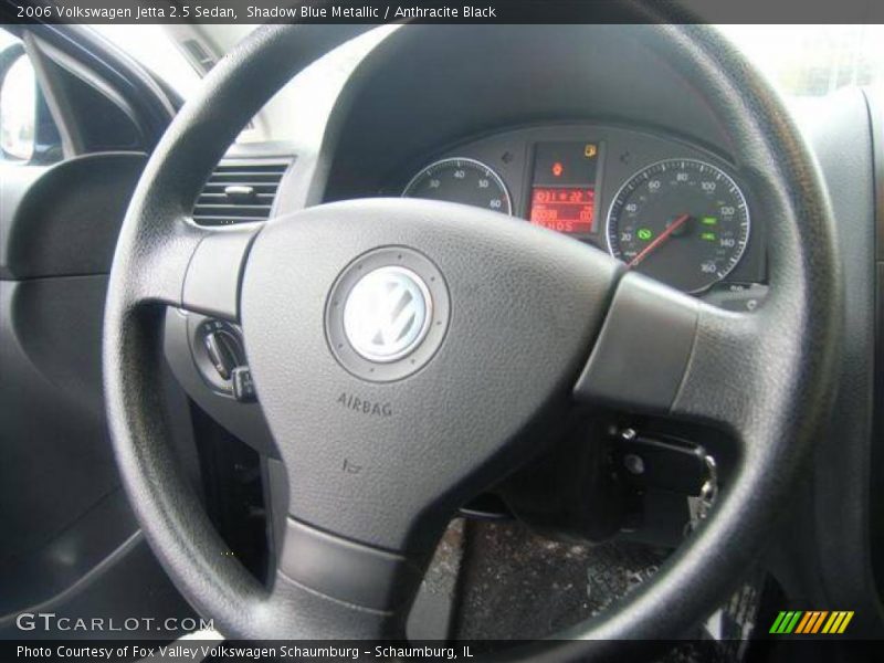 Shadow Blue Metallic / Anthracite Black 2006 Volkswagen Jetta 2.5 Sedan