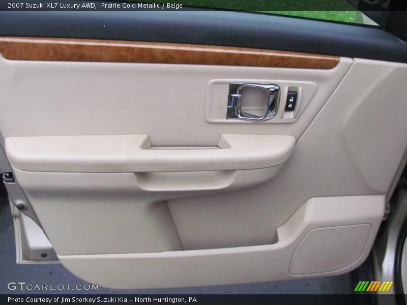 Prairie Gold Metallic / Beige 2007 Suzuki XL7 Luxury AWD