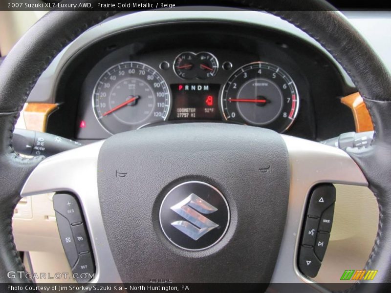 Prairie Gold Metallic / Beige 2007 Suzuki XL7 Luxury AWD