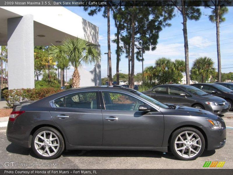 Dark Slate Metallic / Caffe Latte 2009 Nissan Maxima 3.5 S