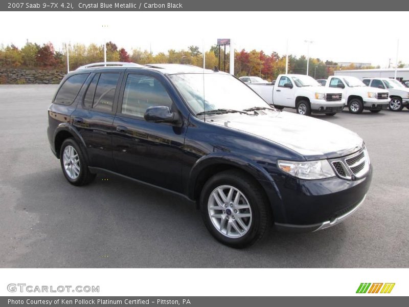 Crystal Blue Metallic / Carbon Black 2007 Saab 9-7X 4.2i