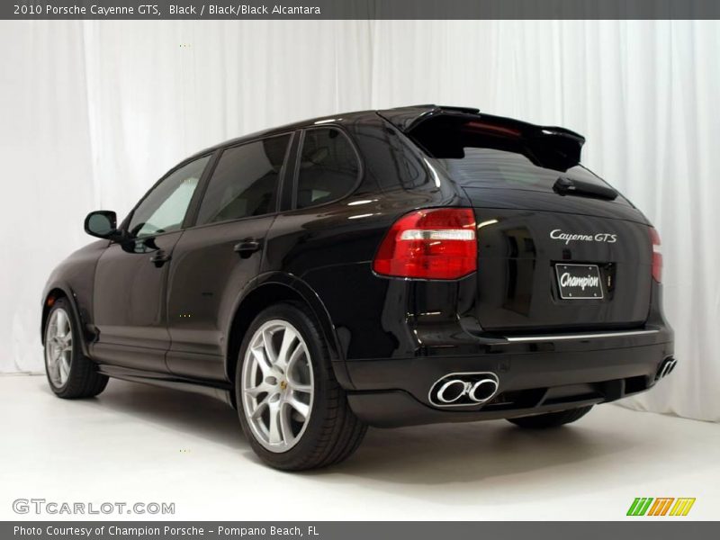 Black / Black/Black Alcantara 2010 Porsche Cayenne GTS