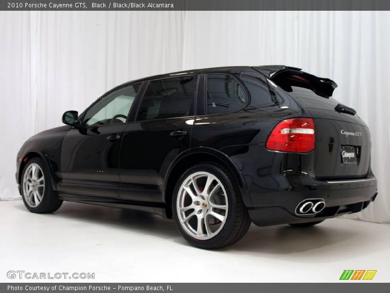 Black / Black/Black Alcantara 2010 Porsche Cayenne GTS