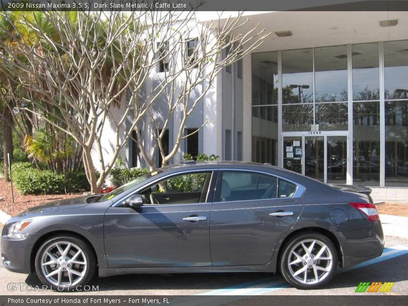 Dark Slate Metallic / Caffe Latte 2009 Nissan Maxima 3.5 S
