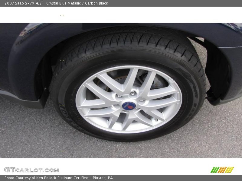 Crystal Blue Metallic / Carbon Black 2007 Saab 9-7X 4.2i