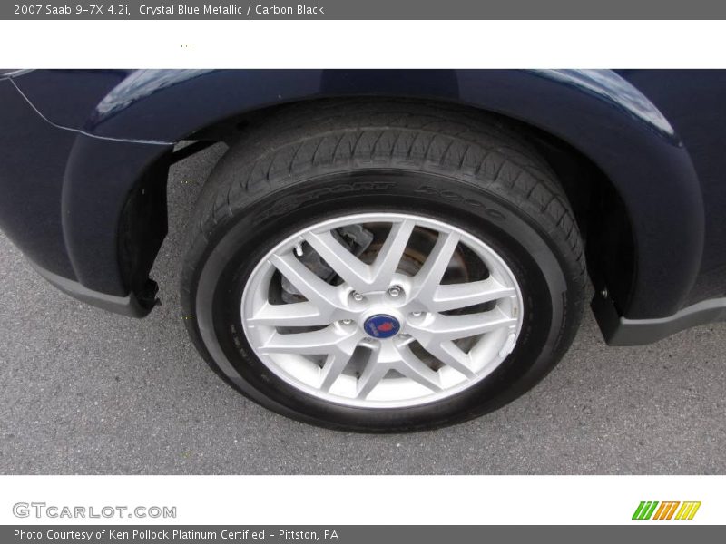 Crystal Blue Metallic / Carbon Black 2007 Saab 9-7X 4.2i