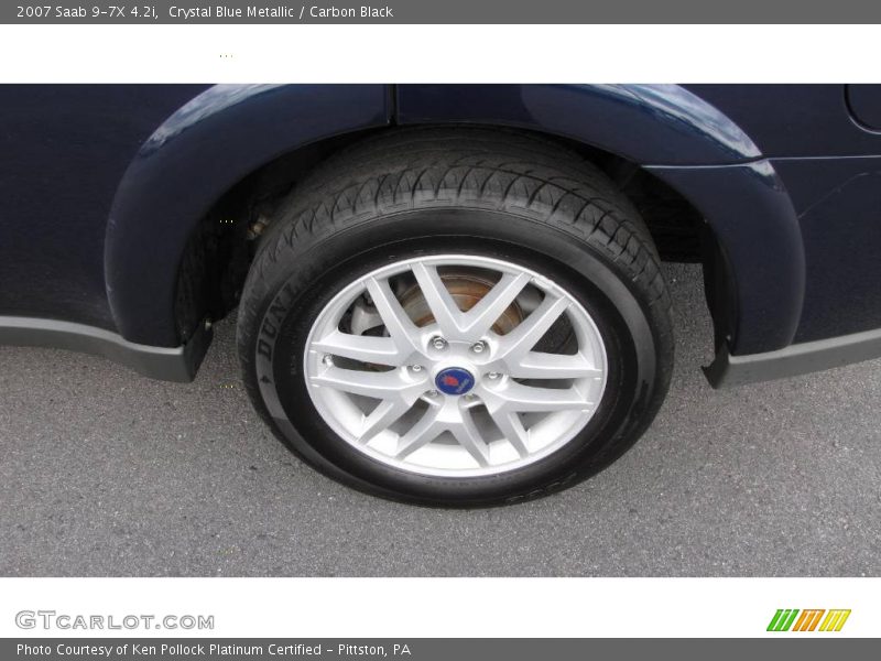 Crystal Blue Metallic / Carbon Black 2007 Saab 9-7X 4.2i