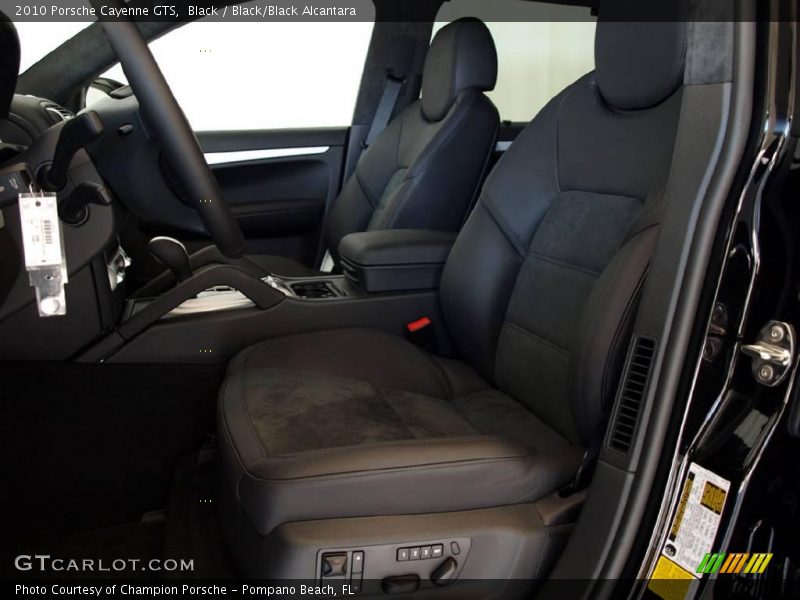 Black / Black/Black Alcantara 2010 Porsche Cayenne GTS