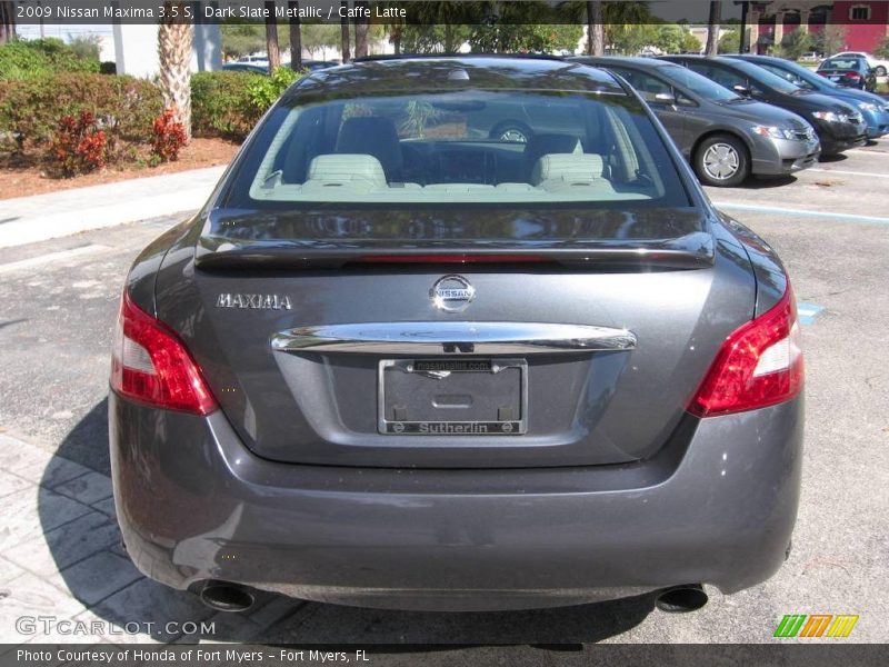 Dark Slate Metallic / Caffe Latte 2009 Nissan Maxima 3.5 S