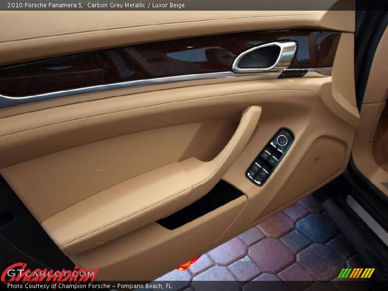 Carbon Grey Metallic / Luxor Beige 2010 Porsche Panamera S