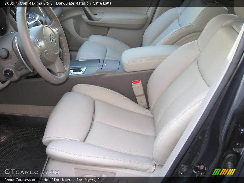 Dark Slate Metallic / Caffe Latte 2009 Nissan Maxima 3.5 S