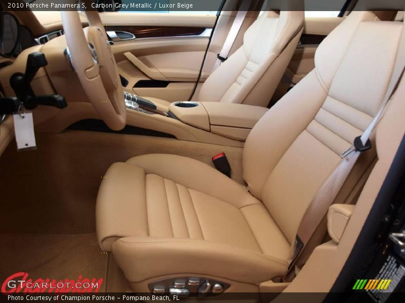 Carbon Grey Metallic / Luxor Beige 2010 Porsche Panamera S