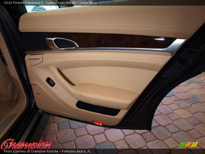 Carbon Grey Metallic / Luxor Beige 2010 Porsche Panamera S