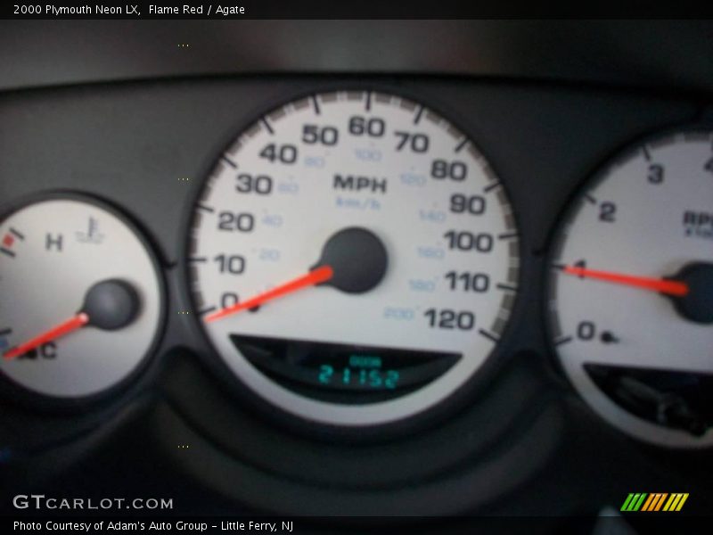 Flame Red / Agate 2000 Plymouth Neon LX