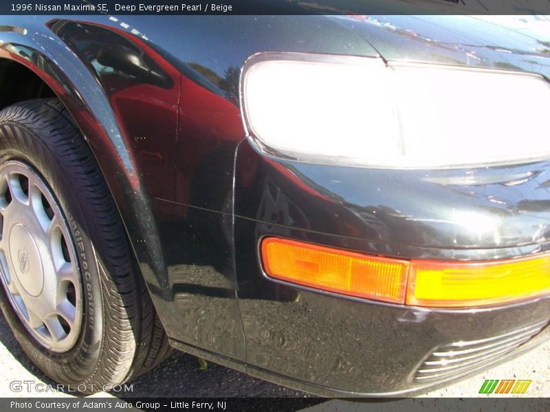 Deep Evergreen Pearl / Beige 1996 Nissan Maxima SE