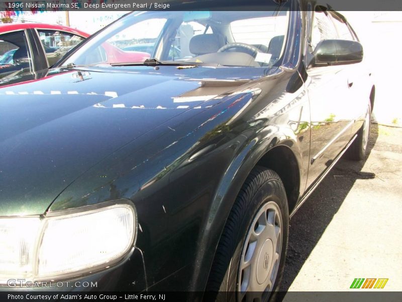 Deep Evergreen Pearl / Beige 1996 Nissan Maxima SE