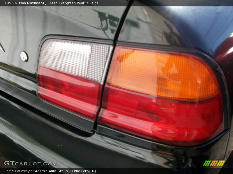 Deep Evergreen Pearl / Beige 1996 Nissan Maxima SE
