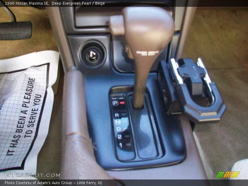 Deep Evergreen Pearl / Beige 1996 Nissan Maxima SE