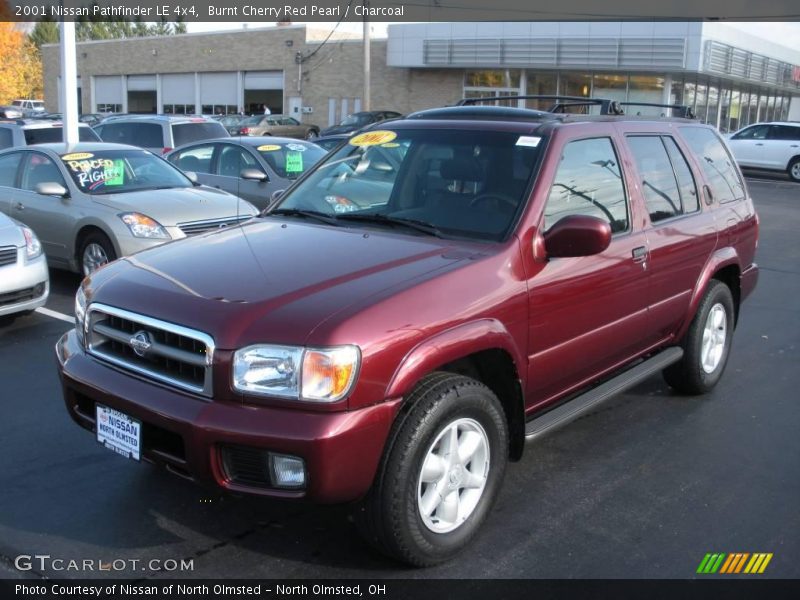 Burnt Cherry Red Pearl / Charcoal 2001 Nissan Pathfinder LE 4x4