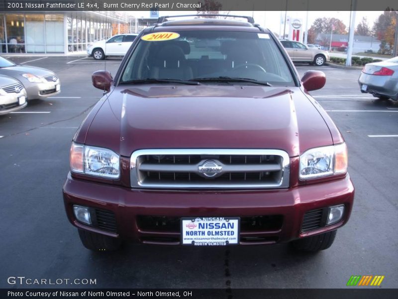 Burnt Cherry Red Pearl / Charcoal 2001 Nissan Pathfinder LE 4x4