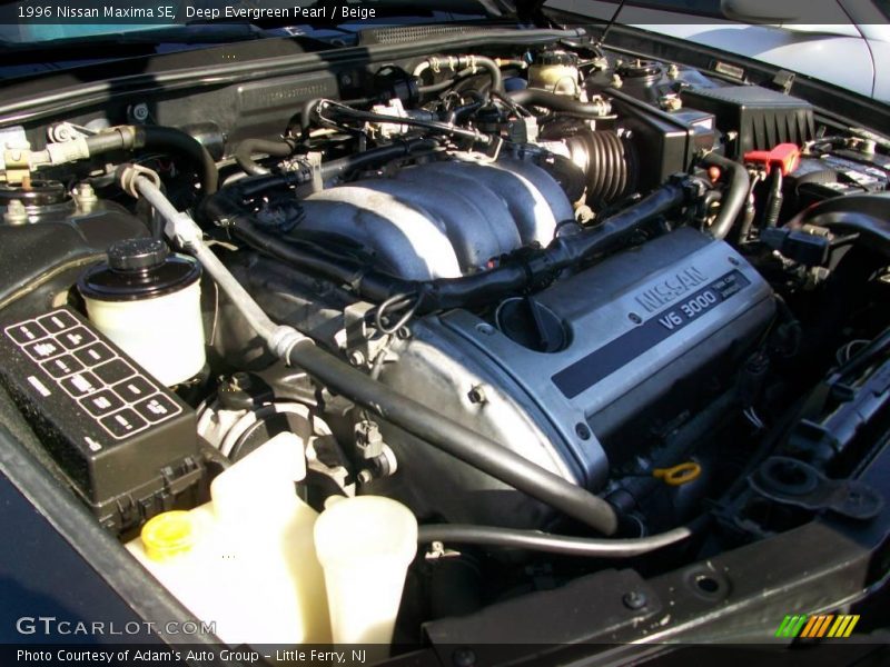 Deep Evergreen Pearl / Beige 1996 Nissan Maxima SE