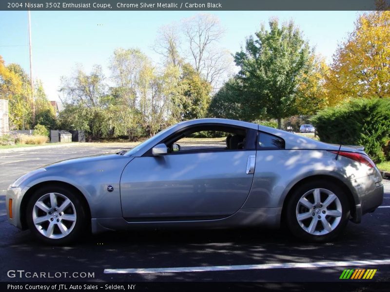 Chrome Silver Metallic / Carbon Black 2004 Nissan 350Z Enthusiast Coupe
