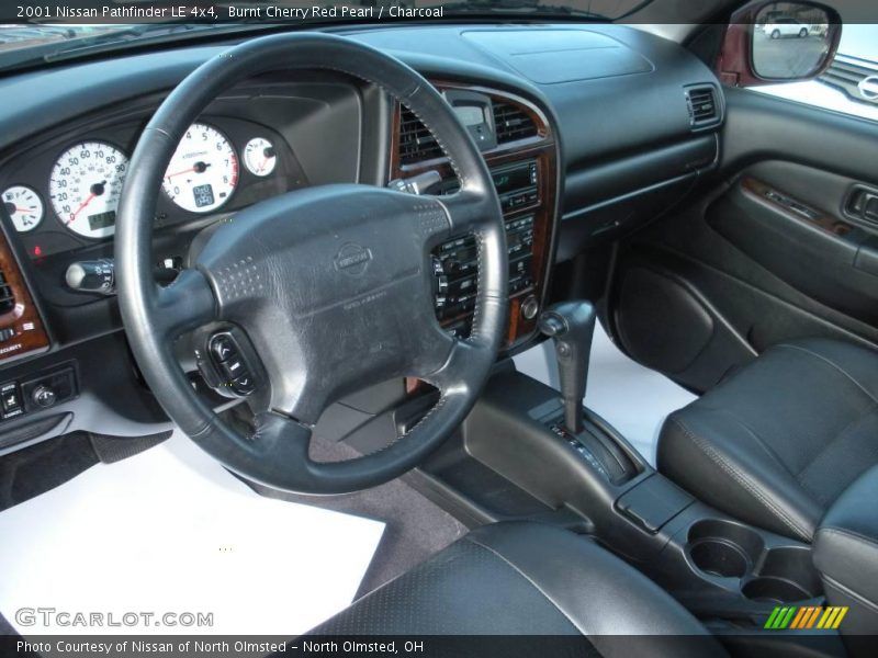 Burnt Cherry Red Pearl / Charcoal 2001 Nissan Pathfinder LE 4x4