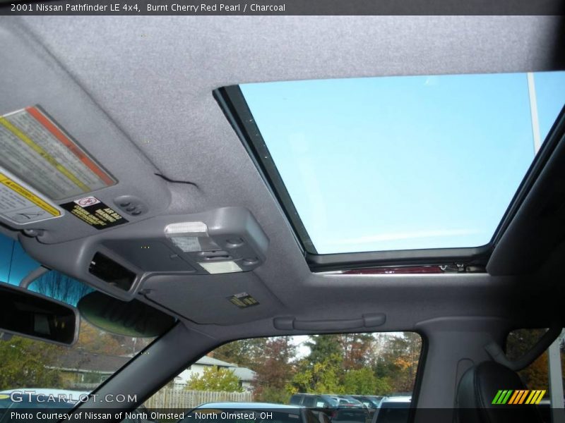 Burnt Cherry Red Pearl / Charcoal 2001 Nissan Pathfinder LE 4x4