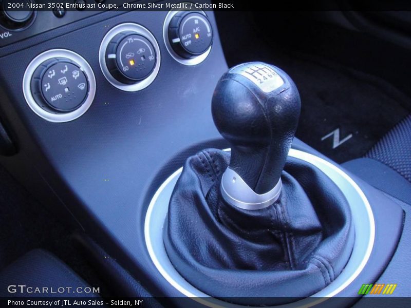 Chrome Silver Metallic / Carbon Black 2004 Nissan 350Z Enthusiast Coupe