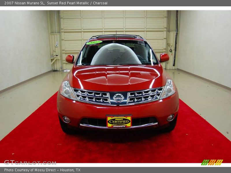 Sunset Red Pearl Metallic / Charcoal 2007 Nissan Murano SL
