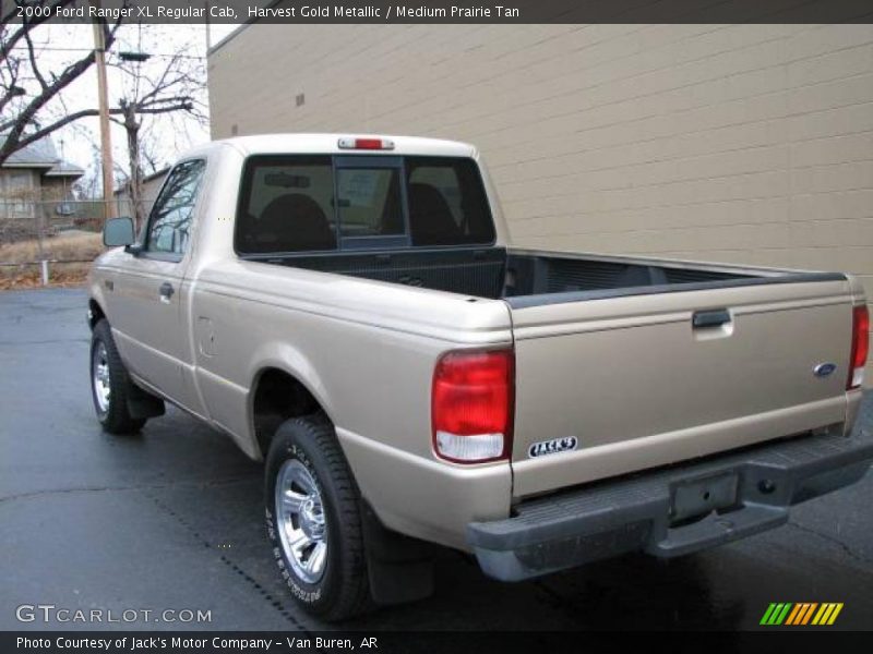 Harvest Gold Metallic / Medium Prairie Tan 2000 Ford Ranger XL Regular Cab