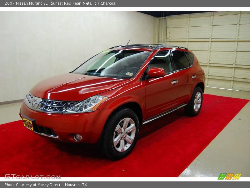 Sunset Red Pearl Metallic / Charcoal 2007 Nissan Murano SL