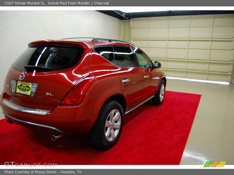 Sunset Red Pearl Metallic / Charcoal 2007 Nissan Murano SL