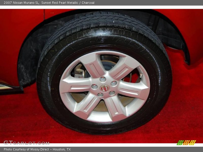 Sunset Red Pearl Metallic / Charcoal 2007 Nissan Murano SL
