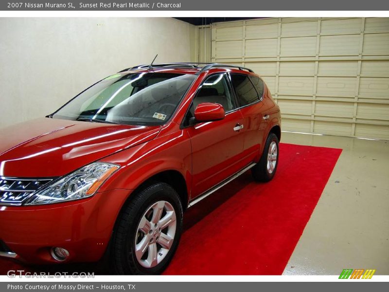 Sunset Red Pearl Metallic / Charcoal 2007 Nissan Murano SL