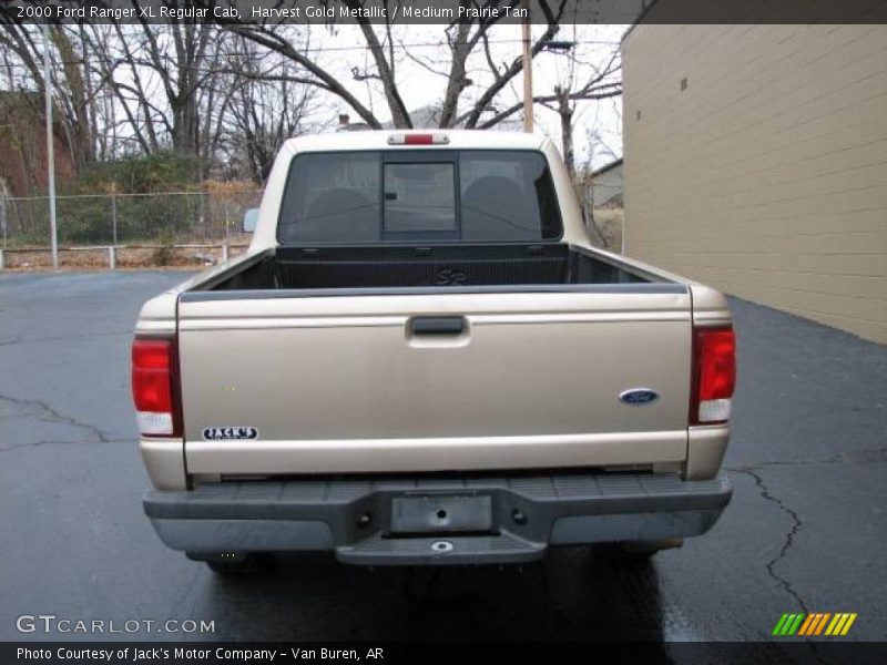 Harvest Gold Metallic / Medium Prairie Tan 2000 Ford Ranger XL Regular Cab