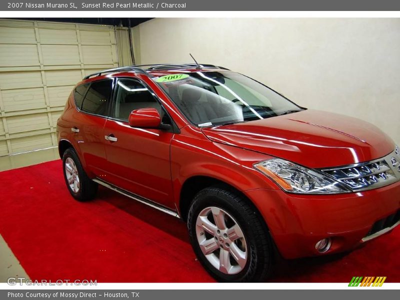 Sunset Red Pearl Metallic / Charcoal 2007 Nissan Murano SL