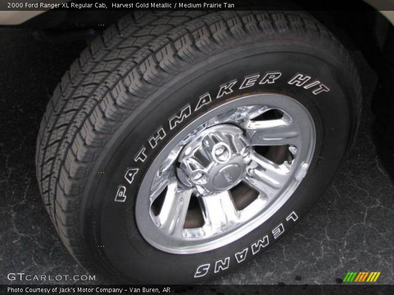 Harvest Gold Metallic / Medium Prairie Tan 2000 Ford Ranger XL Regular Cab