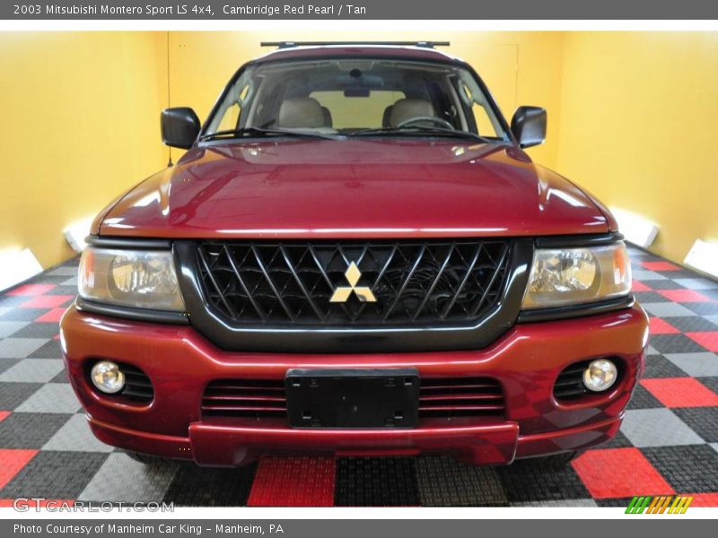 Cambridge Red Pearl / Tan 2003 Mitsubishi Montero Sport LS 4x4